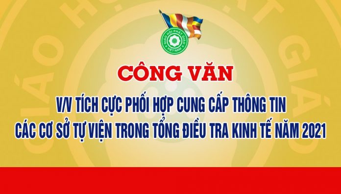 Trung ương Giáo hội Phật giáo Việt Nam kêu gọi tích cực cung cấp thông tin Tổng điều tra kinh tế năm 2021